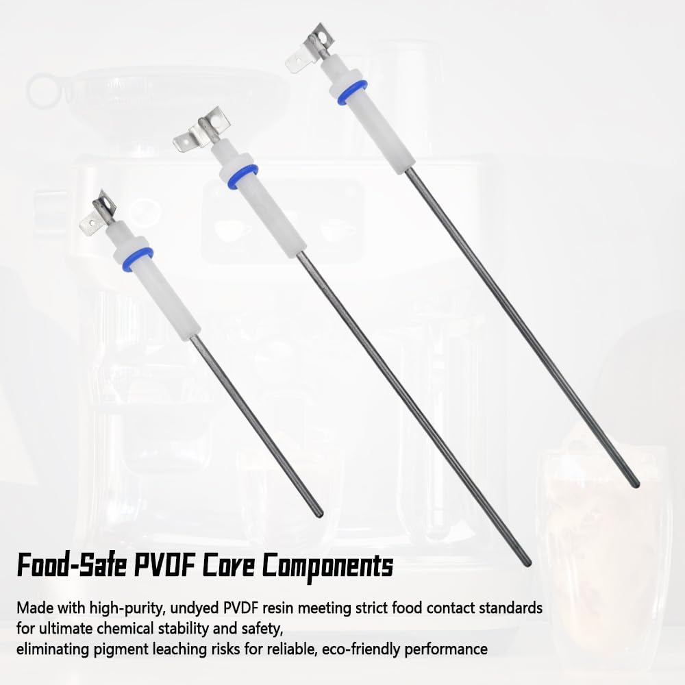 Steam Probe Set SP0001820 Compatible with Bre-vi-lle & Sage Dual Boiler Oracle/Oracle Touch Espresso Machines (BES980/08.5), 3 Probes with O-Rings for Optimal Steam Performance