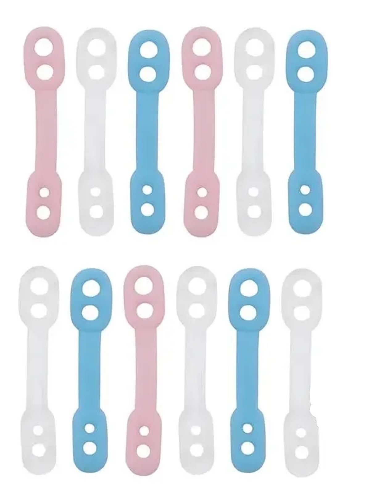 Hangers for Clothes Space Savers 600pcs Fixed Windproof Clothes Hanger Buckle Non-Slip Fixing Sturdy Simple Laundry Supplies For Home(Mixed)