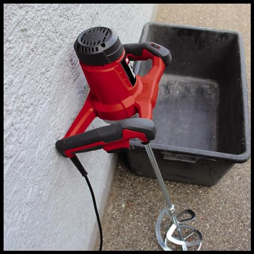 Einhell 4258555 TE-MX 1600-2 CE Paint And Plaster Mixer | 1600W, Speed Control, M14 Stirring Tool Mount, 133mm Diameter Stirrer | Electric Mixing Paddle For Paint, Plaster, Cement, Concrete and Mortar, Black / Red 3 Einhell 4258555 TE-MX 1600-2 CE Paint And Plaster Mixer | 1600W, Speed Control, M14 Stirring Tool Mount, 133mm Diameter Stirrer | Electric Mixing Paddle For Paint, Plaster, Cement, Concrete and Mortar, Black / Red - Image 3