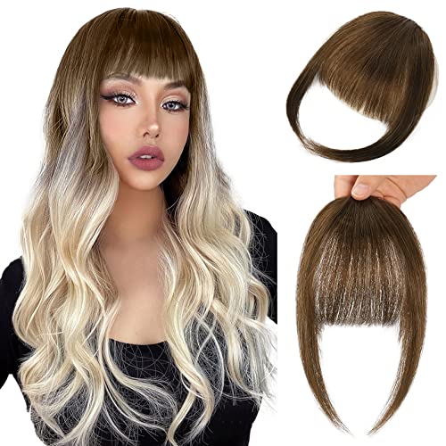 Clipe em franja para mulheres extensões de cabelo 100% humano franja de franja (franja francesa, mar