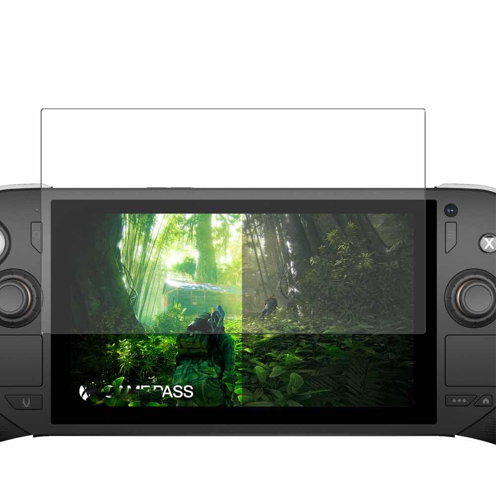 Puccy 3 Pack Screen Protector, compatible with ZOTAC GAMING ZONE Handheld Console ZGC-G1A1W-01 7" TPU Film Guard （ Not Tempered Glass Protectors）