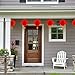 16 Pieces Chinese Round Hanging Red Paper Lanterns Decorations for 2020 New Year Spring Festival Party Decor, Wedding and Restaurant