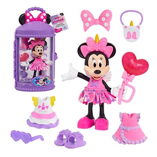 Just Play Minnie Mouse Fabulouse Fashion Doll Unicorn Fanatasy