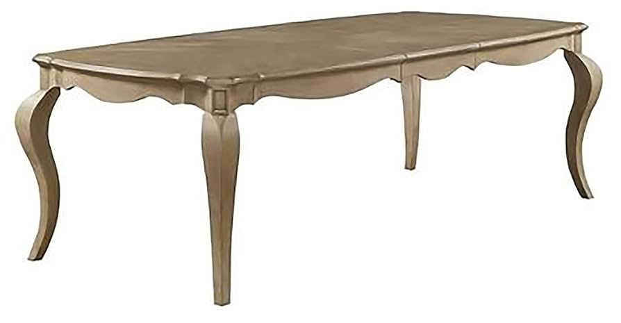 Amazon.com - ACME Chelmsford Antique Taupe Dining Table - Tables