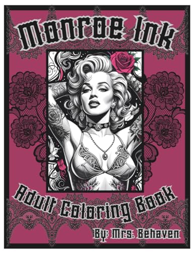 Monroe Ink Adult Coloring Book: AN ASIAN PINUP STYLE COLORING BOOK