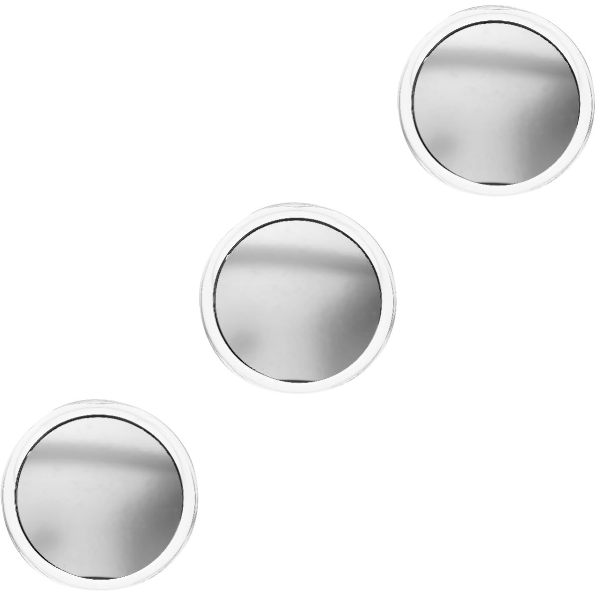 MAGICLULU Specchio Per Il Trucco Ad Alta Definizione Da 3 Pezzi Specchio Compatto Portatile Con Lente Di Ingrandimento 20x Per Viaggi E Uso Quotidiano