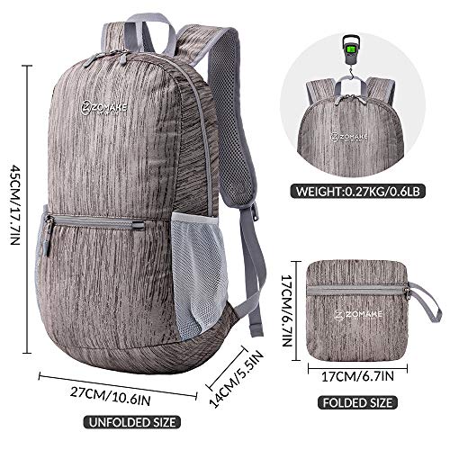 Mochila plegable ultraligera 20L para senderismo miniatura 2