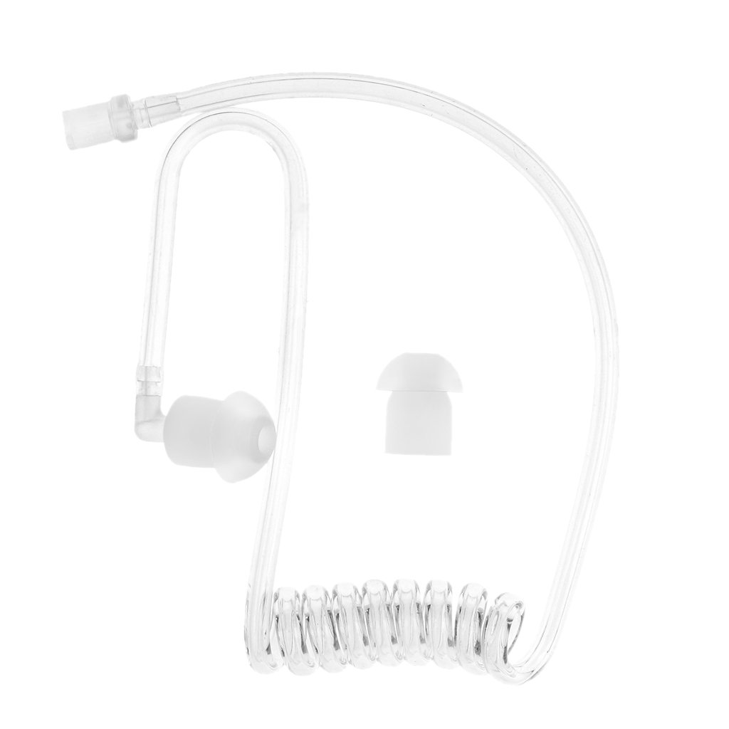 Ljmyy Coil Air Tube Earplug Replacement For Radio Earpiece Headse