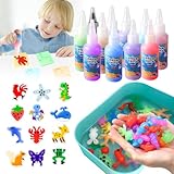 KIDSZONE Magic Water Elf Toy Kit,Aqua Fairy Water Gel kit Craft,Water Pets,Birthday Gifts,Party Favors,Make Your own Squishies Toys DIY Craft Kit for Kids Ages 3+ (29 Pcs Kit)
