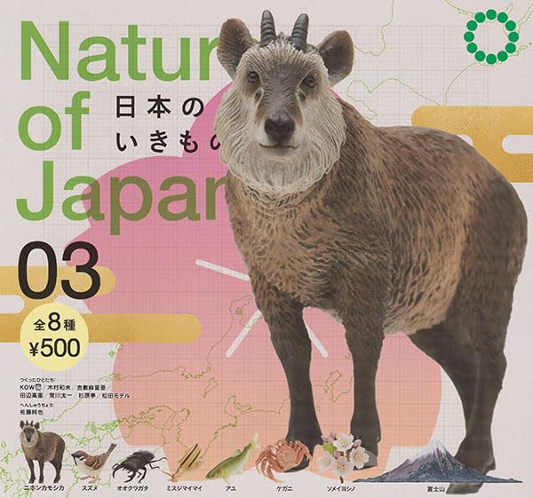 Amazon | NATURE OF JAPAN 日本のいきもの03 全8種セット | カプセル