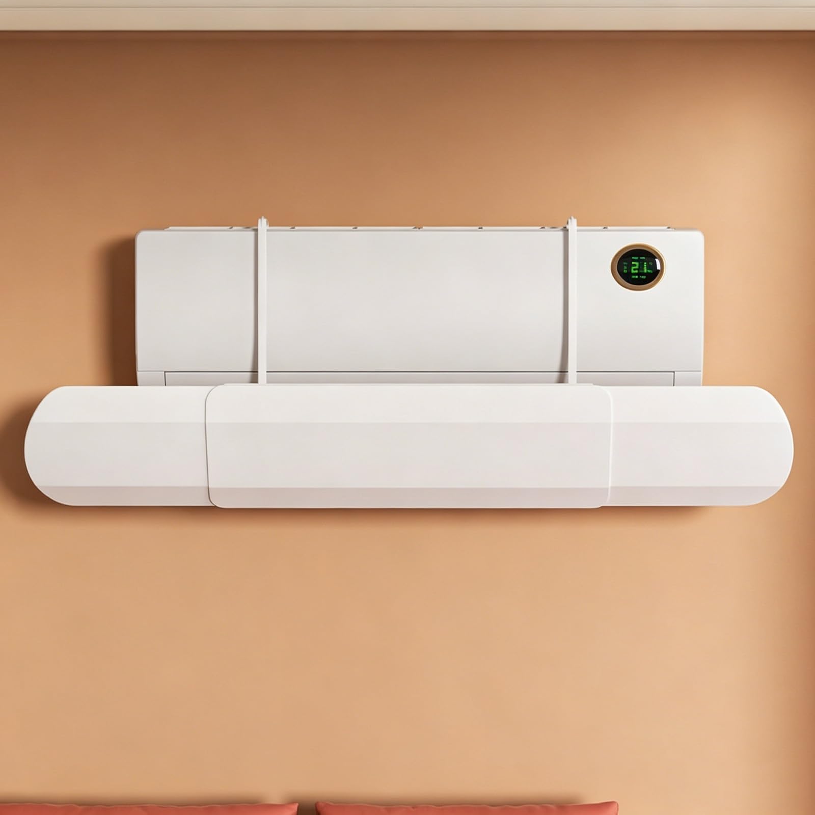 BHGFYXBS Ts Air Conditer R Universal Adjustable Vent R For Split & Wall Mounted Ac Lightweight Customizable Length & Angle For Optimal Airflow