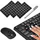 Erhöhte Tastatur-Aufkleber für lange Nägel, selbstklebende Tastenkappen-Erhöhung mit Lackstift, Silikon-Tastaturschutz für Laptop, Desktop, Gaming, Schwarz, Trapezform, 120 Stück
