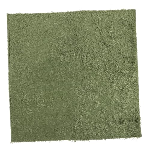 WOONEKY Leopard Gecko Substrate Portable Reptile Mat Lifelike Artificial Grass Reptile Pet Bedding