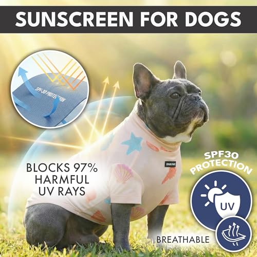 Spark Paws Sunblock Dog T-Shirt, SPF 30 UV Sun Protection, Summer Cooling by Spark Paws - Used condition - Image 2