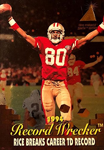 Jerry Rice Football Card (San Francisco 49ers) 1995 Pinnacle