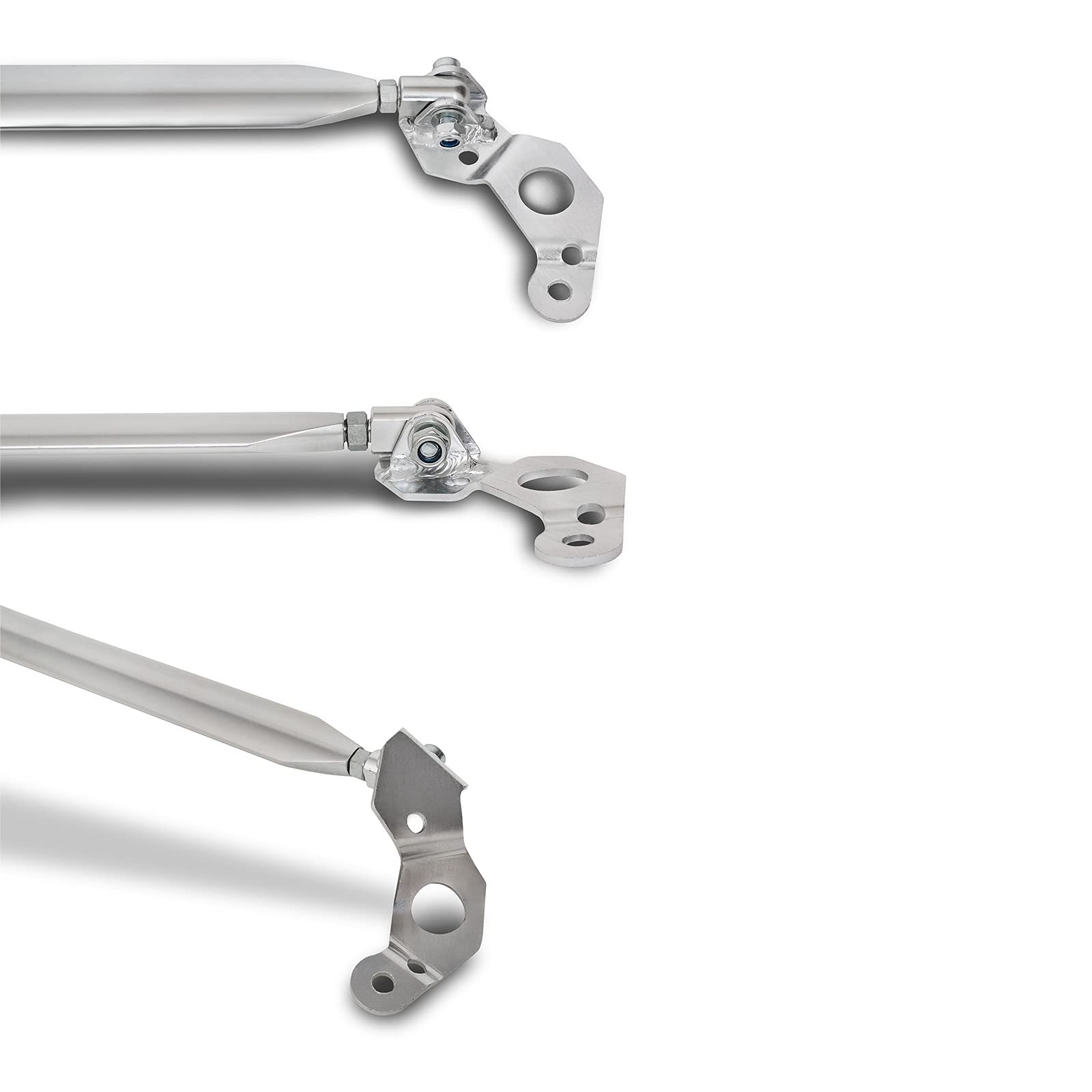 Aluminium Domstrebe vorne poliert passend für BMW 1er E81 E82 E87 Benziner ab 04