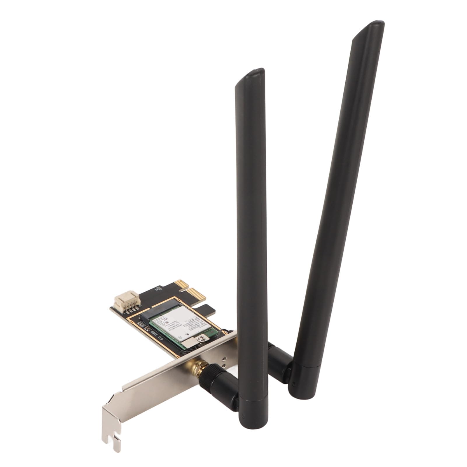 Scheda WiFi PCIe a 3 Bande Scheda Adattatore di Rete Wireless a Installazione Rapida 8774Mbps per PC 10 11, Facile da Usare per Computer Desktop