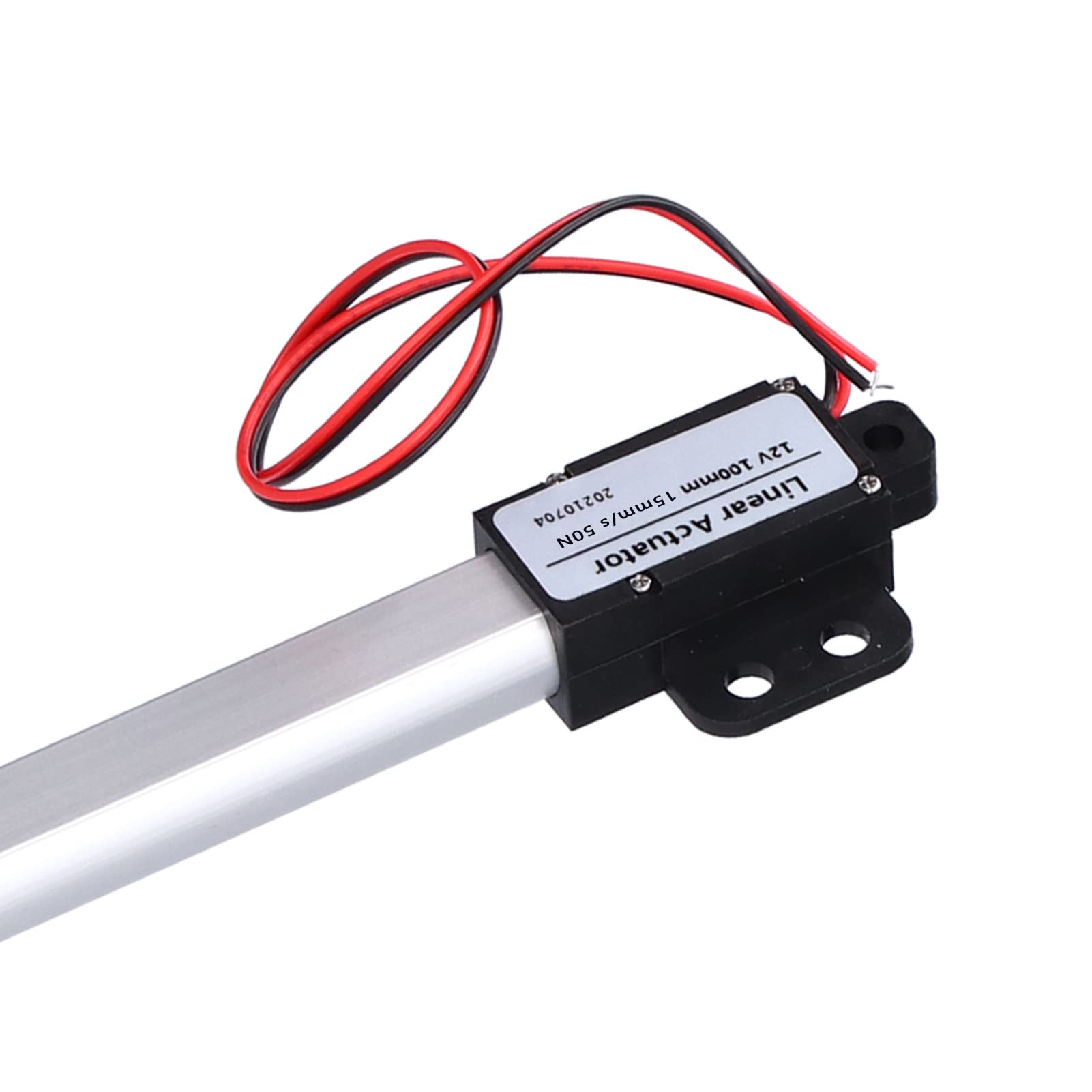 Actuador Lineal Movimiento Eléctrico 12v Actuador Lineal 100 Mm 12 V Voltaje de Entrada Bajo Ruido Protección contra Cortocircuitos Mini Actuador Lineal Eléctrico 4 Mm S 150N Para (Carrera