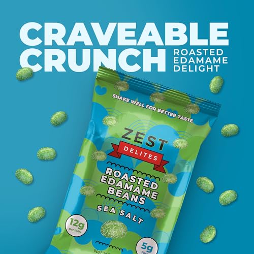 Zest Delites Crunchy Dry Roasted Edamame Beans Snack By Zest Delites thumb #3