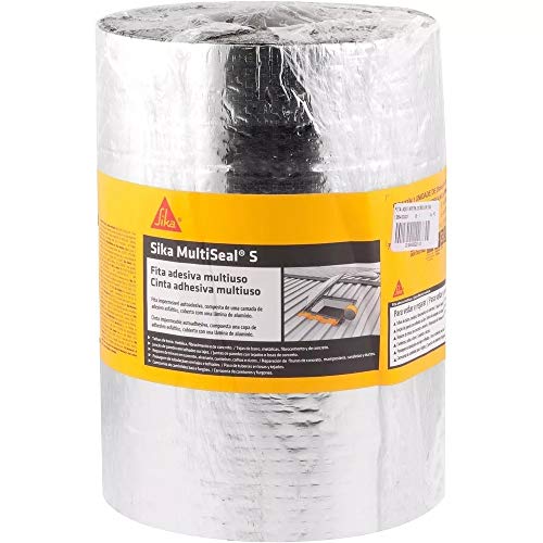 Sika - Fita impermeável autoadesiva - Sika Multiseal S Alumínio - Vedação em telhas, calhas e rufos