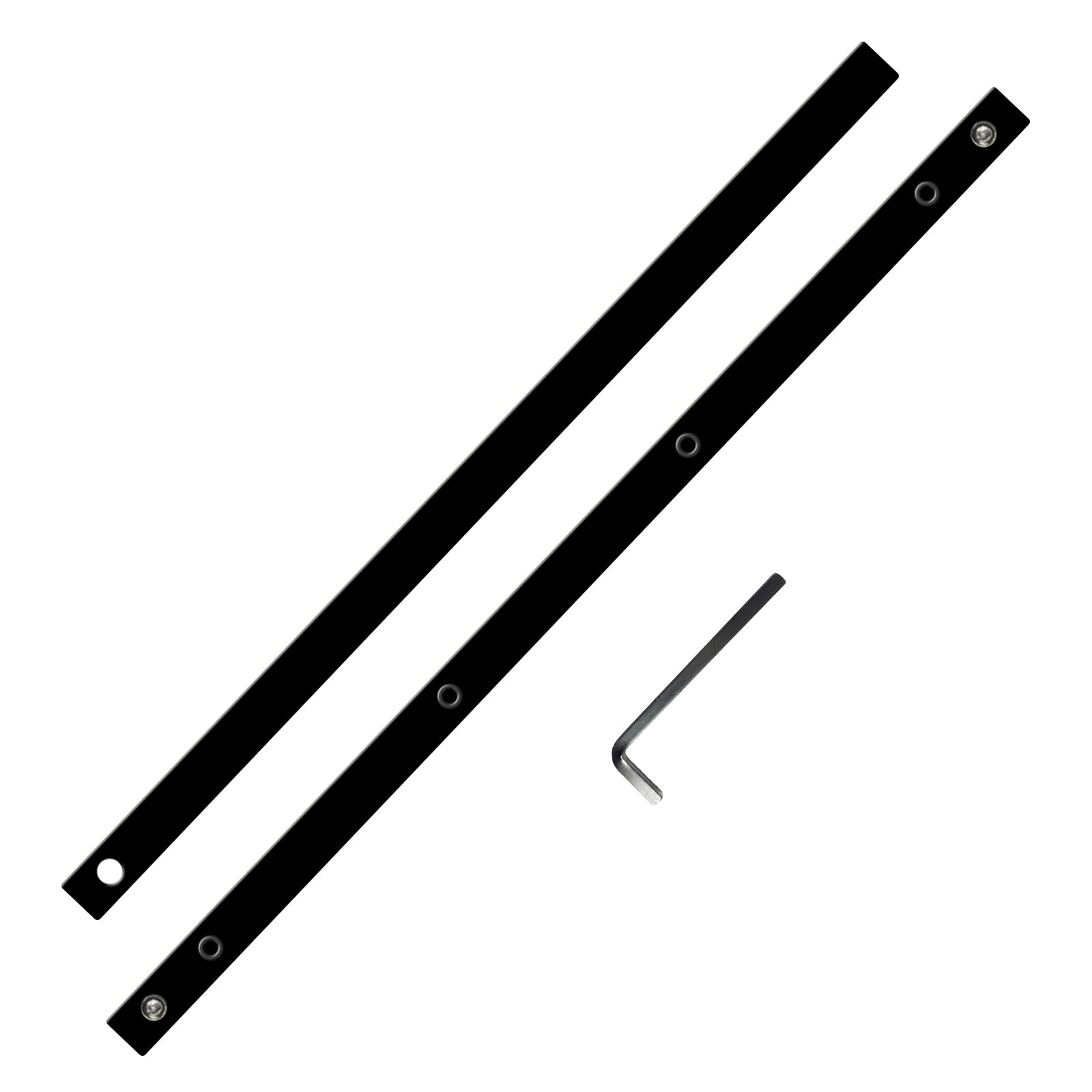 2 PCS Track Saw Rail Connector and Joining Bars โ Steel Guide Rail Connector for Makita P-45777, Festool, Bosch and DeWALT โ Plunge Saw Rail Joining Kit for Long Straight Cuts