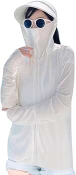 YRXINHES Women's Sun Protective Clothing - Full Zip UPF 50+ UV