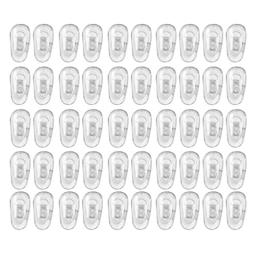 dailymall 25ペア メガネ鼻パッド 鼻あて シリコン メガネずり落ち防止 眼鏡小物