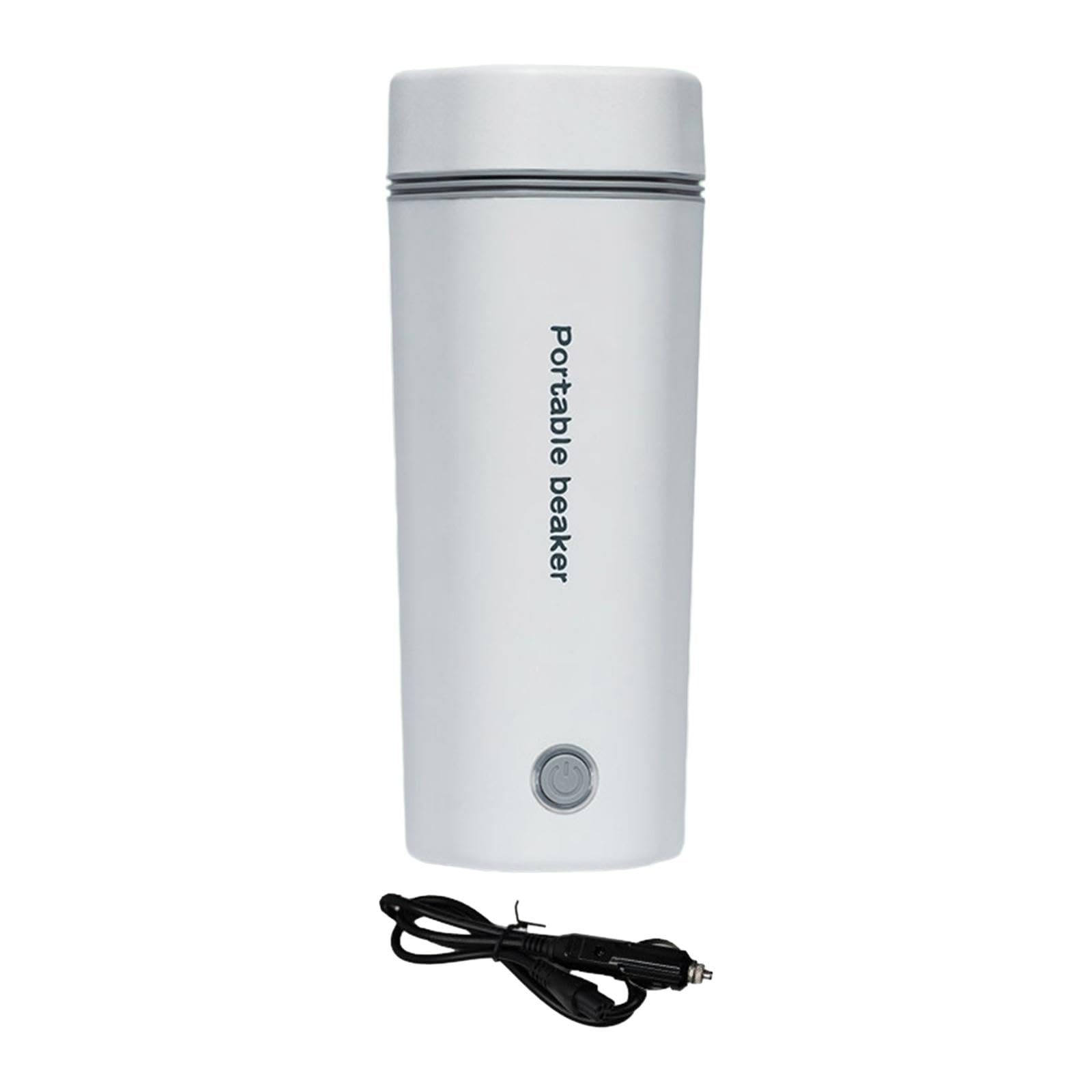 rockible Gobelet Isotherme pour véhicule, Tasse de Voyage à réchauffement instantané, récipient à café, thé, Tasse de déplacement, 12V Noir