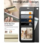 OCASE for Samsung Galaxy S26 Plus Detachable Wallet Case with Card Holder, [2 in 1] PU Leather Flip Folio Case with RFID Blocking Stand Wrist Strap Shockproof Phone Cover 2026, Black - Image 3