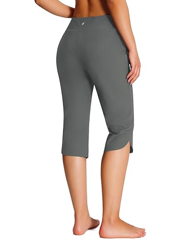 Women's 18" Swim Capris Pants Modest Swimsuits for Ladies Long