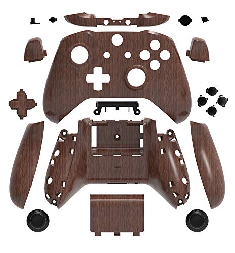 WPS Hydro Dipped Replacement Housing Shell Set for Xbox One S Slim (3.5 mm Headphone Jack) Controllers for 1708 Version (Camouflage Galaxy)