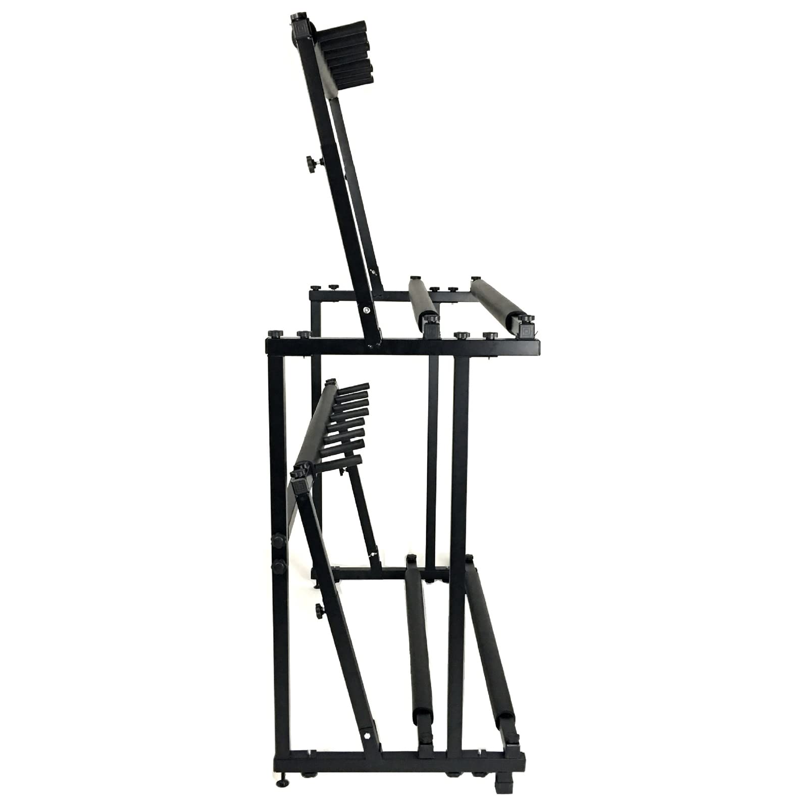 Rastrelliera per Racchette, Rastrelliera per Racchette da Tennis, Espositore per 14 Racchette da Badminton a Doppio Strato, Adatto per Attrezzature da Fitness Come Racchette da Tennis e Racchette da