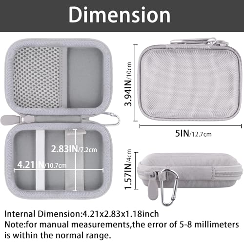 Image of khanka for Anker Nano Power Bank Ultra-Slim 5,000Mah & Maggo Power Bank 10K Case,Compatible with Anker A1665 /A1664 Slim Magnetic Charger,Protective Carrying Case Only (White)