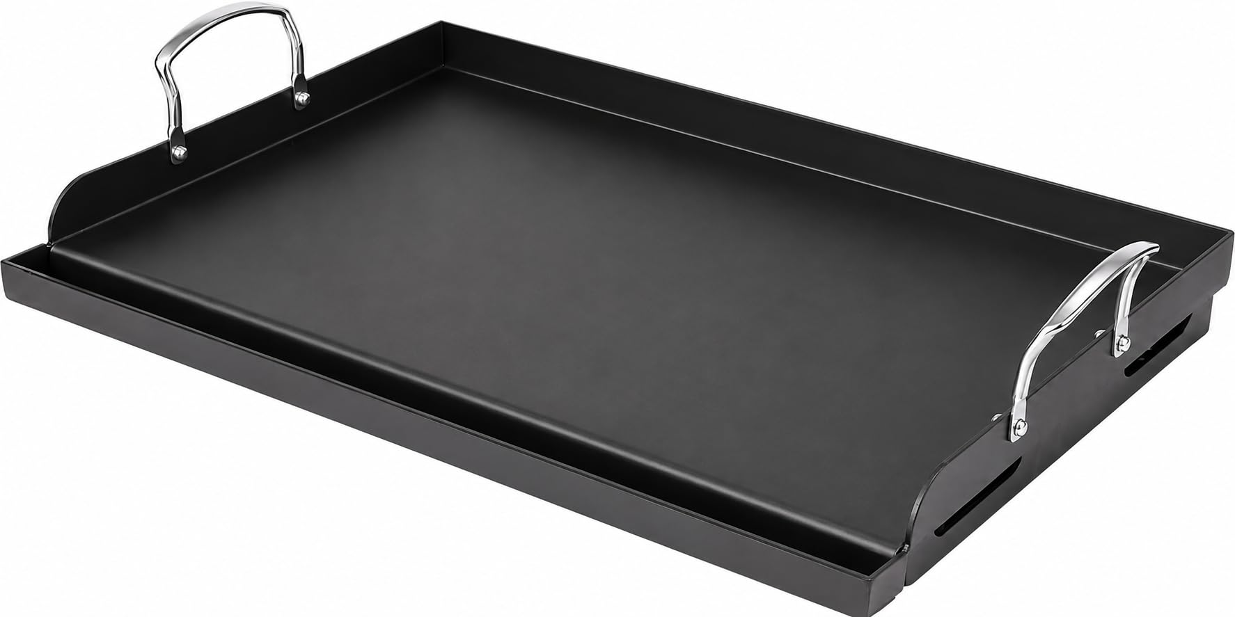 Photo 1 of Utheer 25" x 16" Pre-Seasoned Nonstick Cast Iron Griddle for Gas & Charcoal