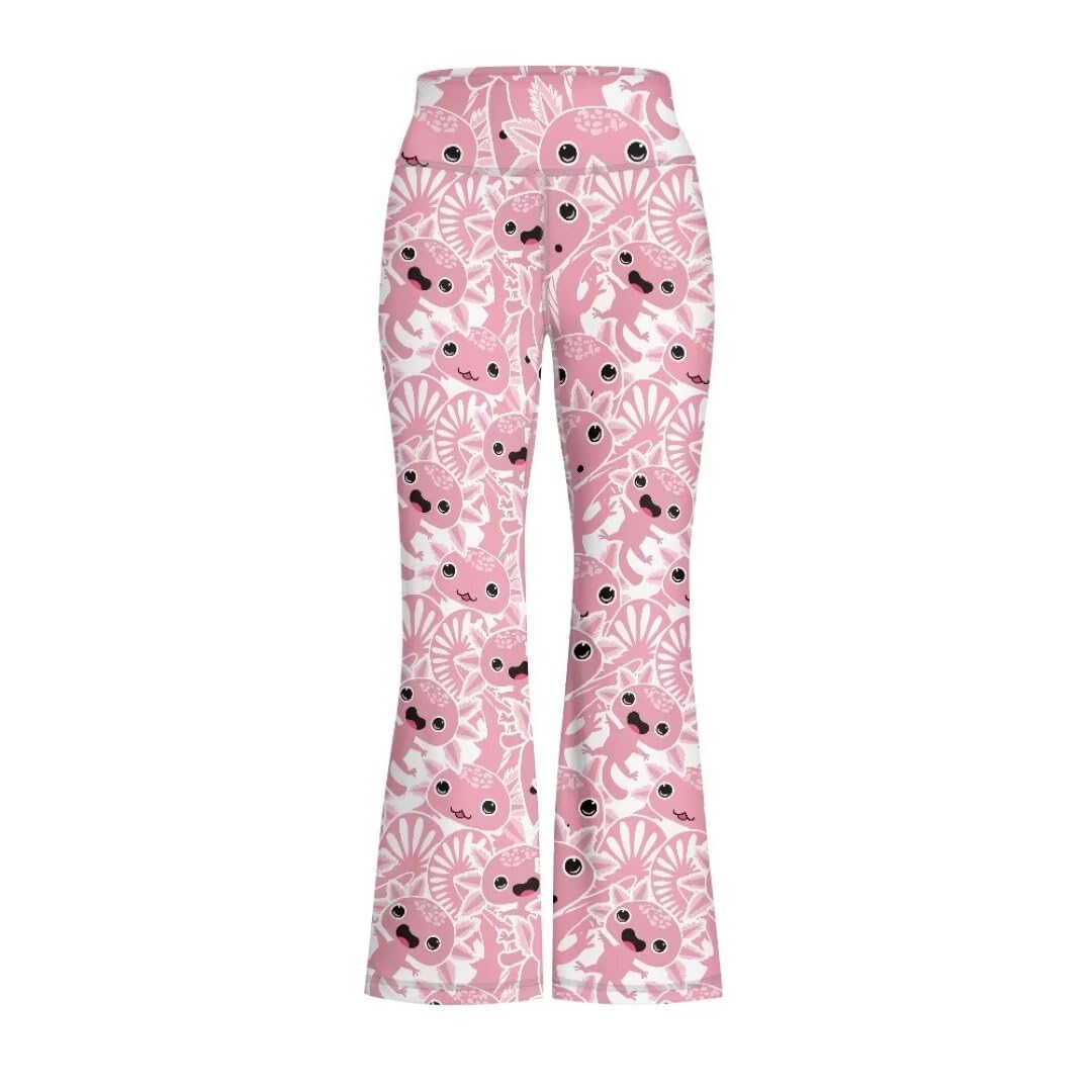 Girls Flare Leggings 5-14T Cute Bell Bottoms for Girl Yoga Pants for Gym