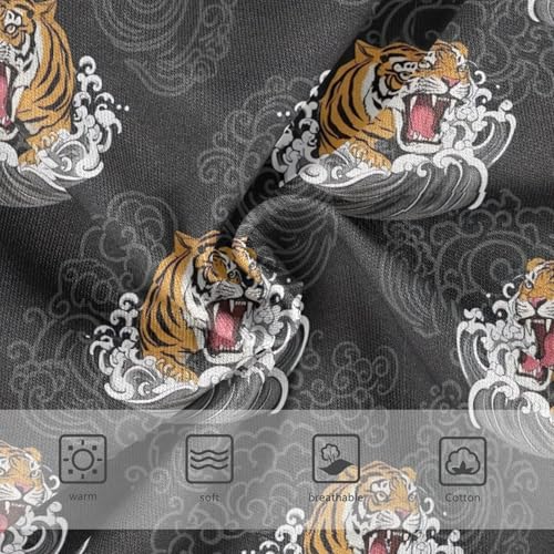 Joisal Cartoon Girls Underwear Toddler 2t Cotton Panties Little Girl Fierce Tigers Black Undies Kids Briefs3