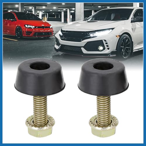 A ABSOPRO 2 Stücke Motorhaubenstopper Stoßstangenschrauben Stopper für Nissan Patrol GQ Y60 Artikelaustausch