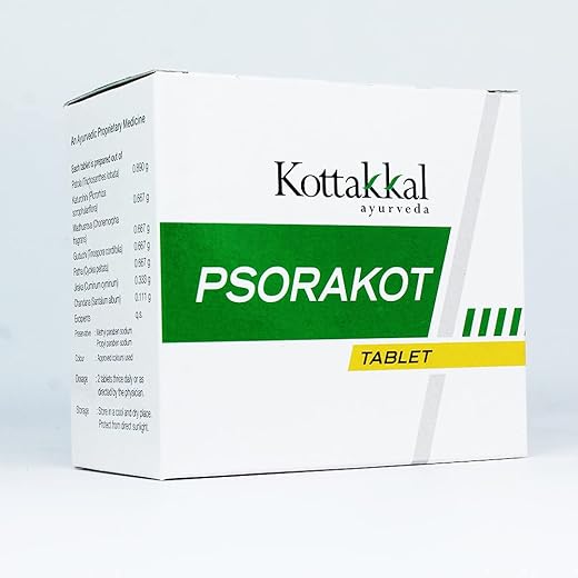 Arya Vaidya Psorakot 100 Tablets & Sukanthi Pills 1gm