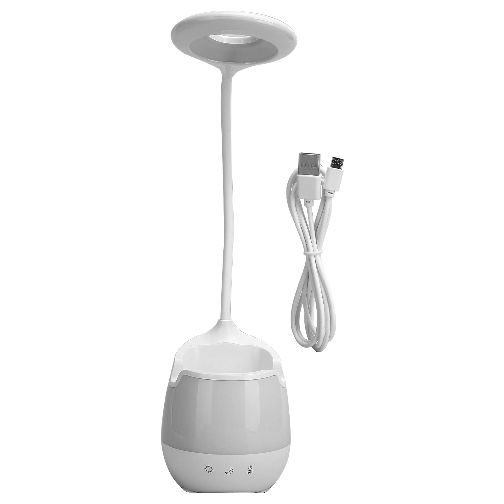 Lampada da Scrivania LED con Controllo Touch, Altoparlante e Luce
