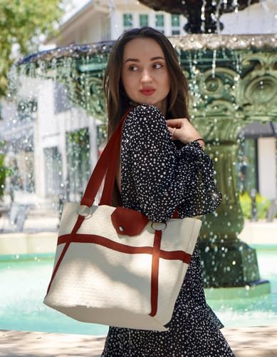 Image of Tote Bag for Women, Lightweight Handbag Bags, Shoulder Hobo Bag for Daily, Travel, School, Teacher