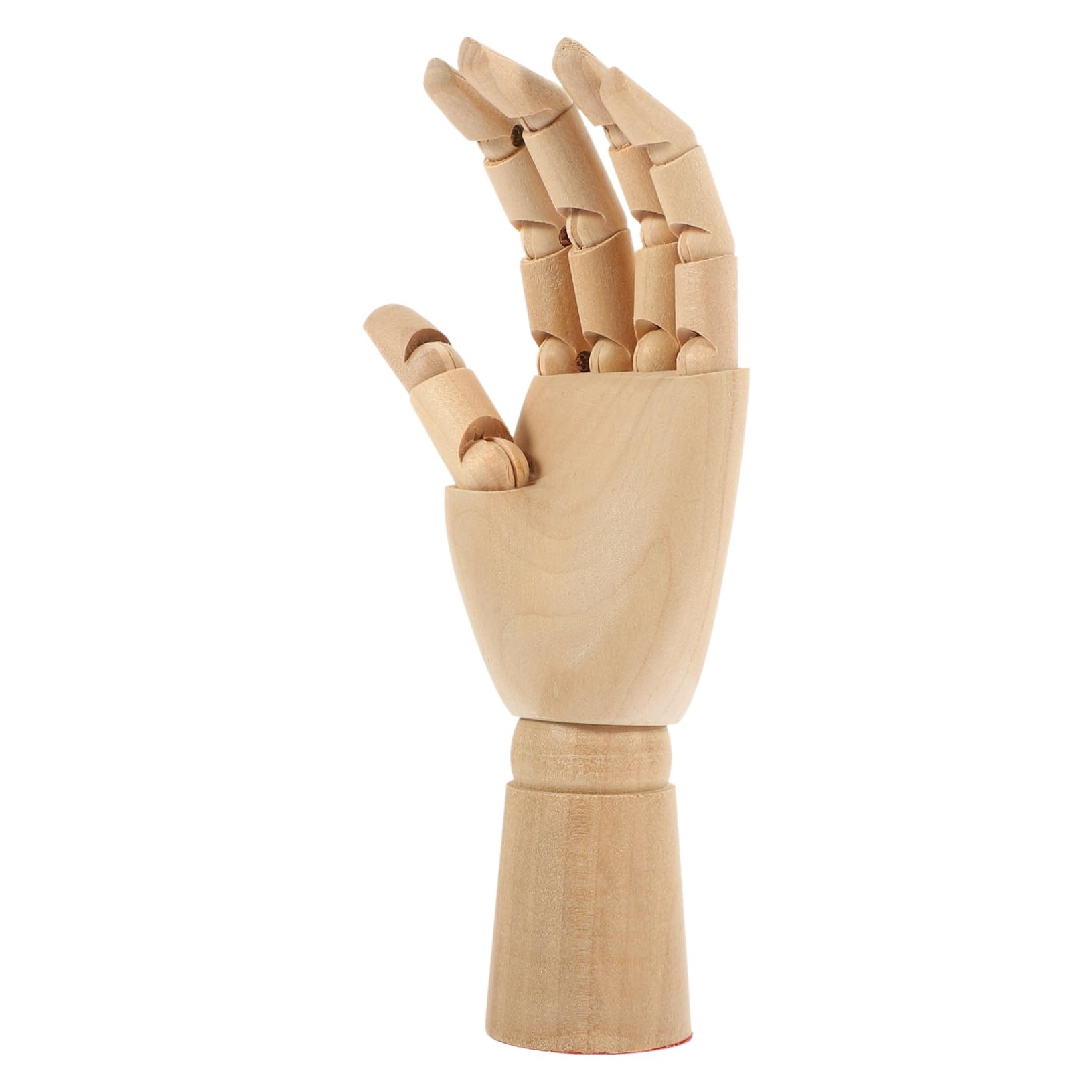HOOTNEE Flexible Fingers Wooden Hand Model Movable Joint Maniquin Hand for Art Crafts