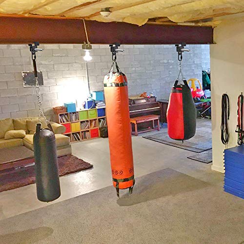 SELEWARE Punching Hanger, Heavy Duty Steel I-Beam Clamp Hook, Heavy Bag Hanger for Boxing, Muay Thai & MMA Training - Image 3