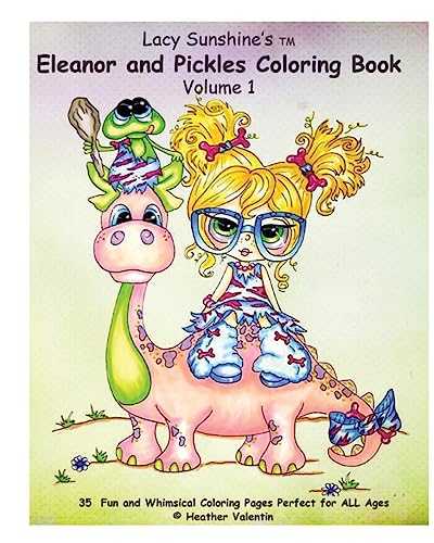 Lacy Sunshine's Eleanor and Pickles Coloring Book: Whimsical Big Eyed Art Froggy Fun (Lacy Sunshine's Coloring Books)