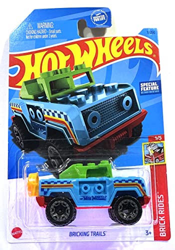 Hot Wheels Bricking Trails Brick Rides 1/5 2023 miniatura 1