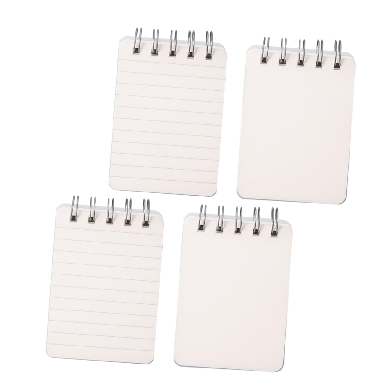 Artibetter 5 Ensembles Mini Ordinateur Portable Portable École Gouverné Cahiers Mignons Plaine Joli Cahier Cahiers À Spirale Cahiers Et Journaux Mini Cahier Doublé Blanche Le Fer 4 Pièces * 5