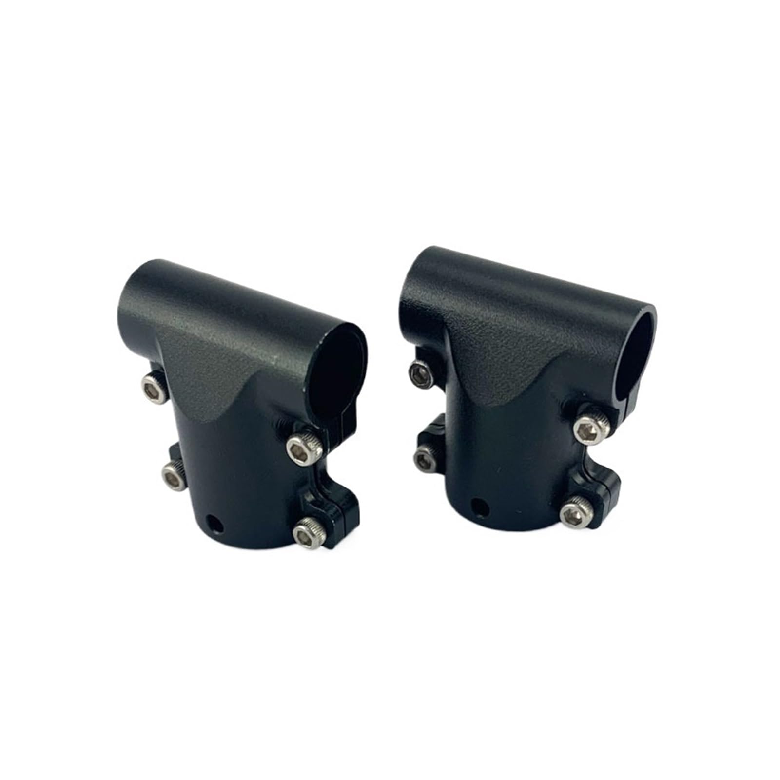 Giunto A T Da 16 A 10 Mm, Alluminio For Carrello Di Atterraggio Di Droni | Lavorato a CNC, parete da 3 mm, viti di fissaggio adatte for tubi da 16 e 10 mm.