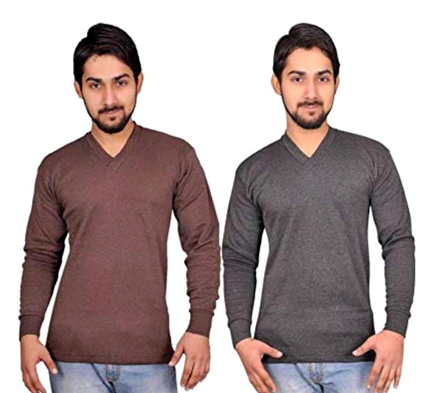 aivira 2 Mens Winter Thermal TOP Warm V Neck Neck Inner Style 2-picture-12