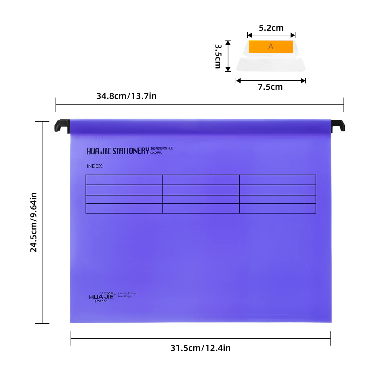 QNLEMON 20PCS A4 Suspension Files - Image 2