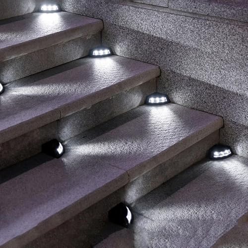 Éclairage marche extérieur solaire IP65 durable pour maison et terrasse
