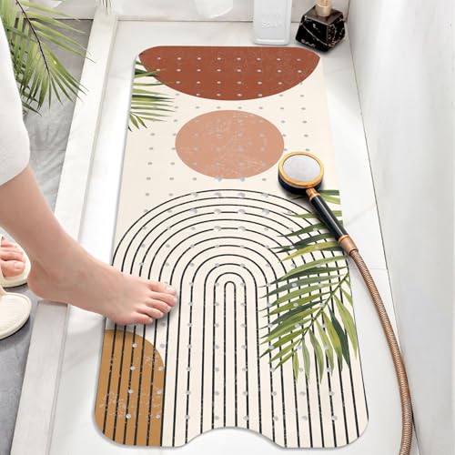 Nmbnswo TB2250 Non Slip Bathtub Mat, Bohemia Bath Mat For Tub, Extra Long Bathtub Mat Shower Mat thumb #5